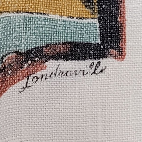 Vintage Calendar Dish Towel Lot Linen Printed Assorted Years Floral 25x15 Inches - Picture 9 of 16